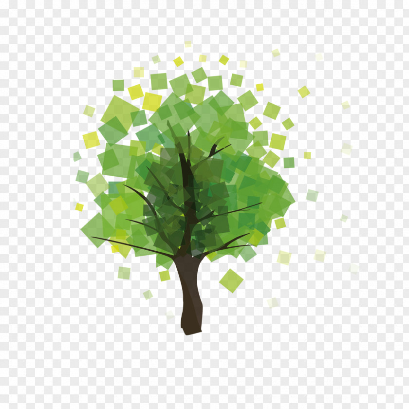 Creative Green Tree Call For Bids Graph Sankee Chunxia Garden Hotel PNG