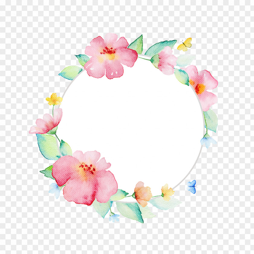 Headband Headpiece Pink Hair Accessory Fashion Flower Headgear PNG