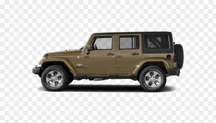 Jeep 2018 Wrangler JK Unlimited Sahara Chrysler Dodge Ram Pickup PNG