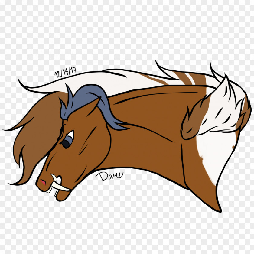 Mustang Mane Cattle Rein Mammal PNG