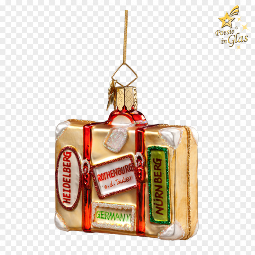 Suitcase Handpainted Product Christmas Ornament Day Flavor PNG