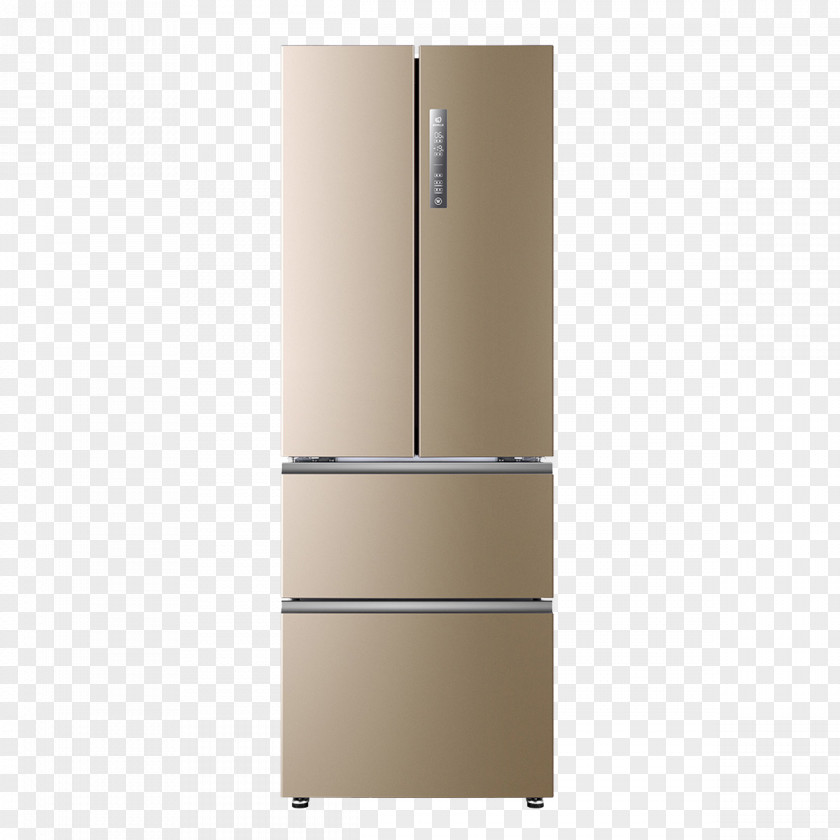 Champagne Four Refrigerator Home Appliance Door PNG