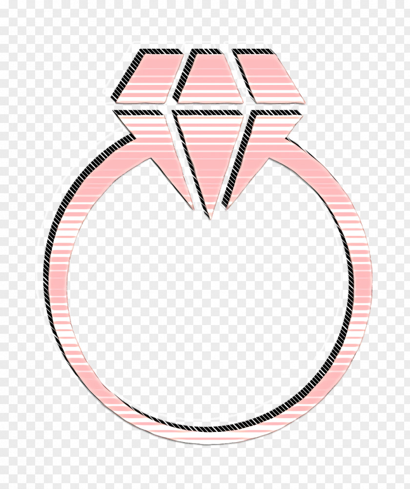 Commerce Icon Ring Diamond PNG