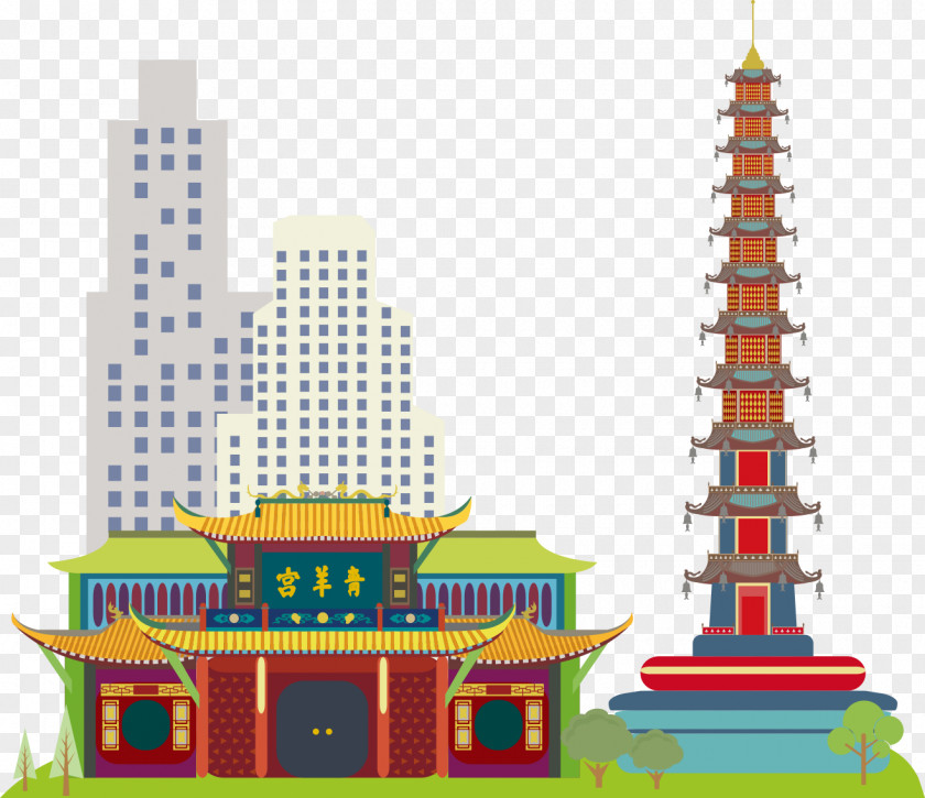 Image Landmark Chengdu Municipal Bureau Of Commerce Information Tourism PNG