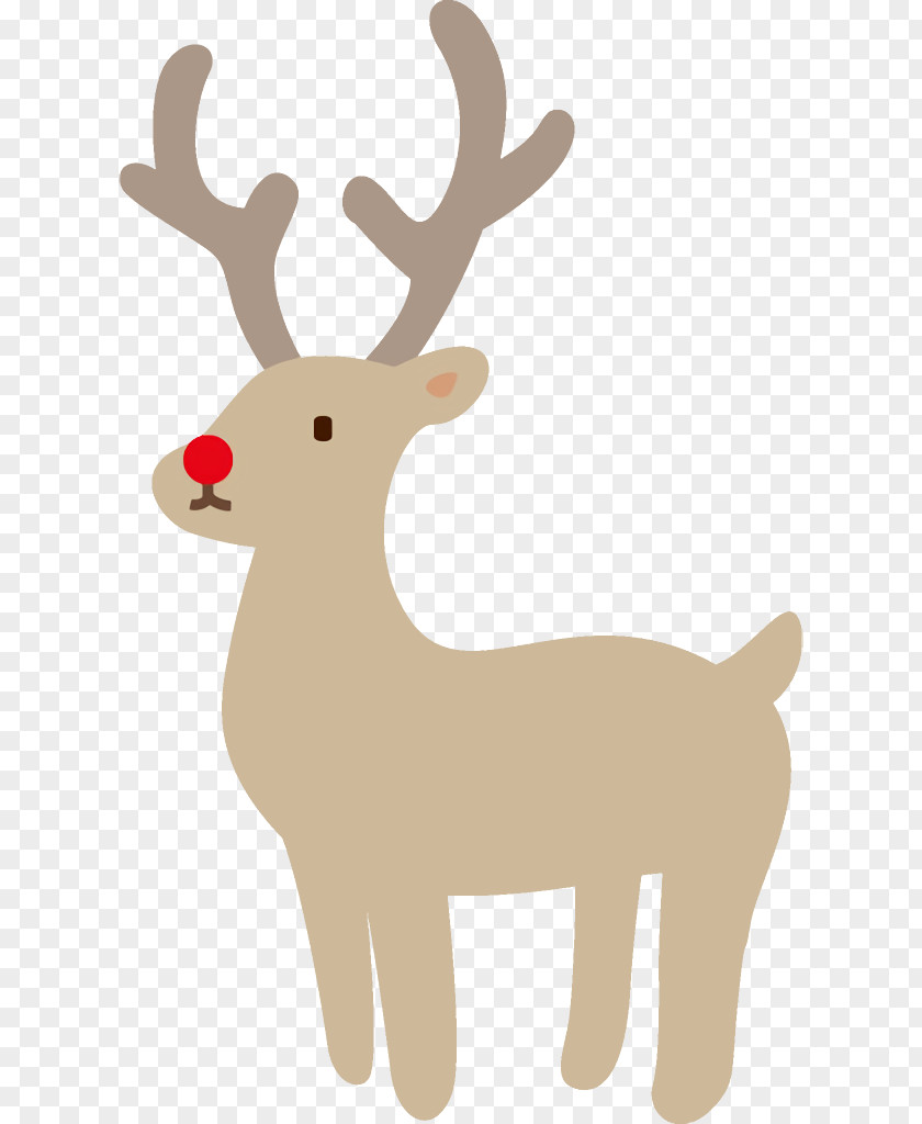 Roe Deer Tail Reindeer Christmas PNG