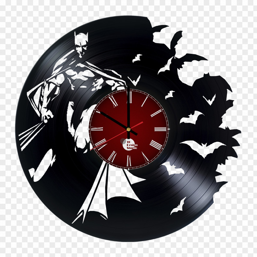 Batman Batman: Dark Victory Phonograph Record Clock PNG