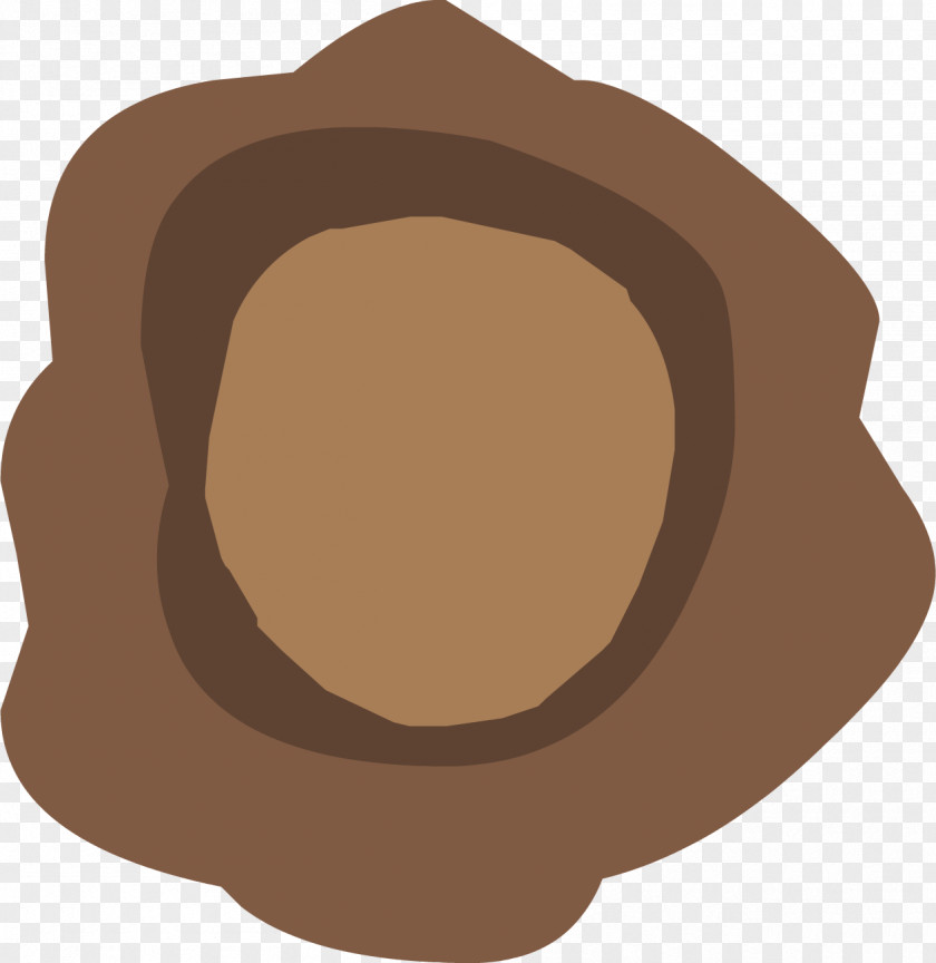 Beige Brown Circle Background PNG