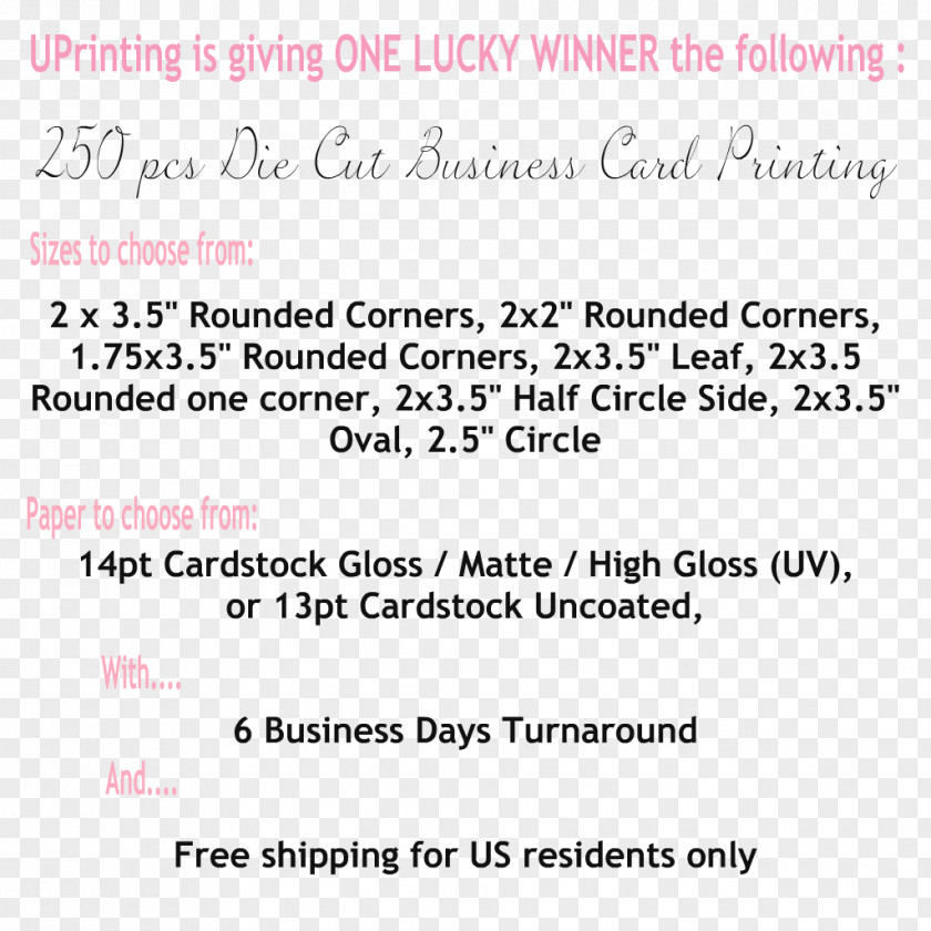 Creative Business Card Document Handwriting Pink M Line PNG