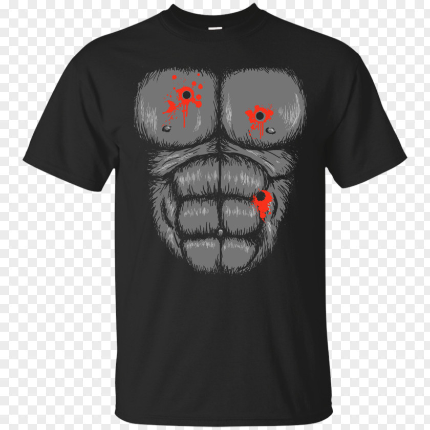 Gunshot T-shirt Gorilla Hoodie Harambe PNG