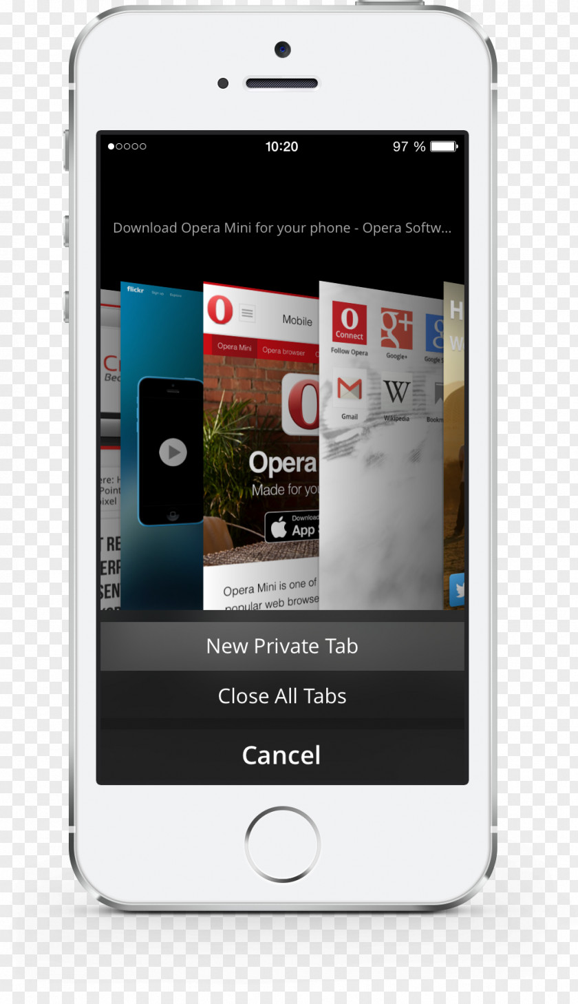 Mini Feature Phone Opera Smartphone Web Browser PNG