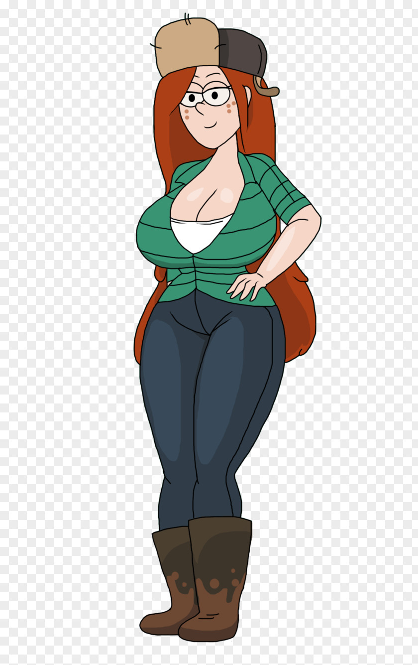 She's Kinda Hot Wendy Mabel Pines Dipper Image Animated Cartoon PNG