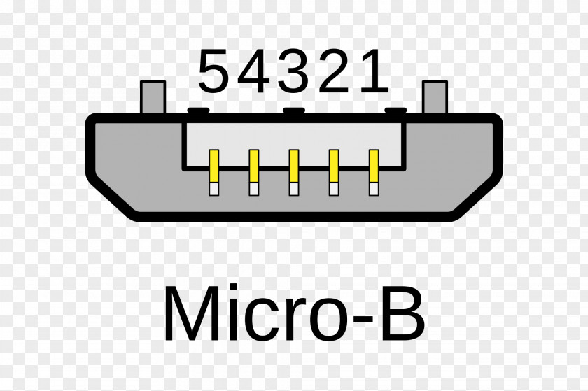 USB Micro-USB On-The-Go Electrical Connector PNG