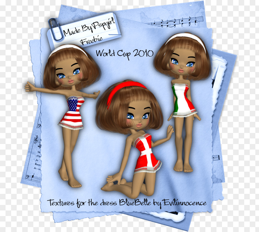 Fifa Cup Poser Toddler Doll PNG