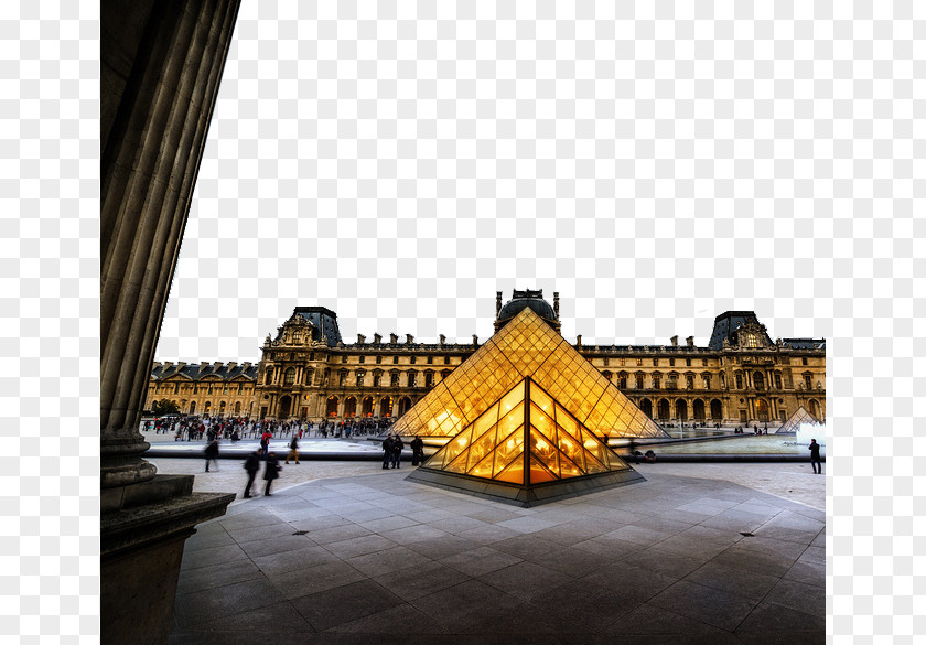 France Louvre Landscape Musxe9e Du Pyramid The Louvre, Paris Museum PNG