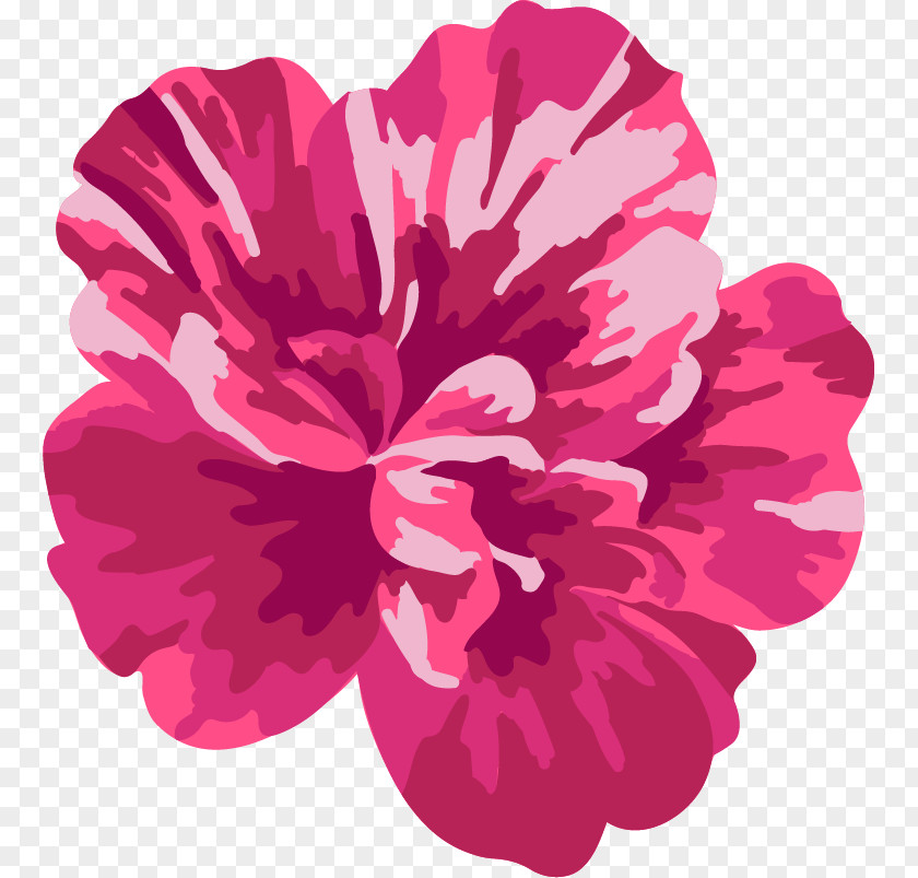 Red Color Flower Green PNG