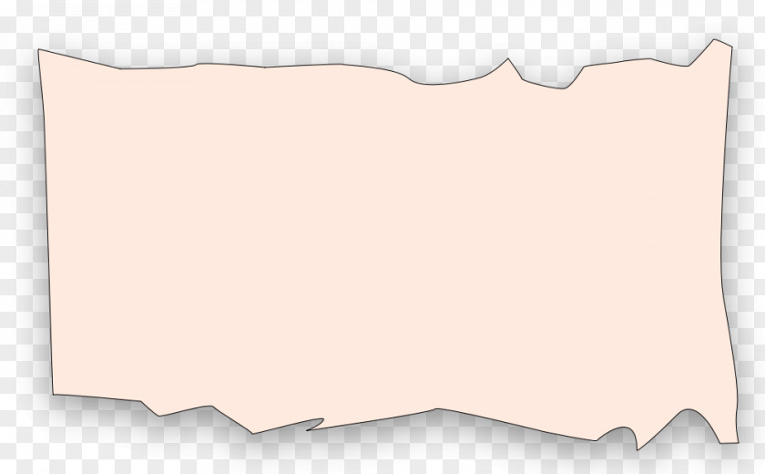 Ripped Paper Rectangle Font PNG