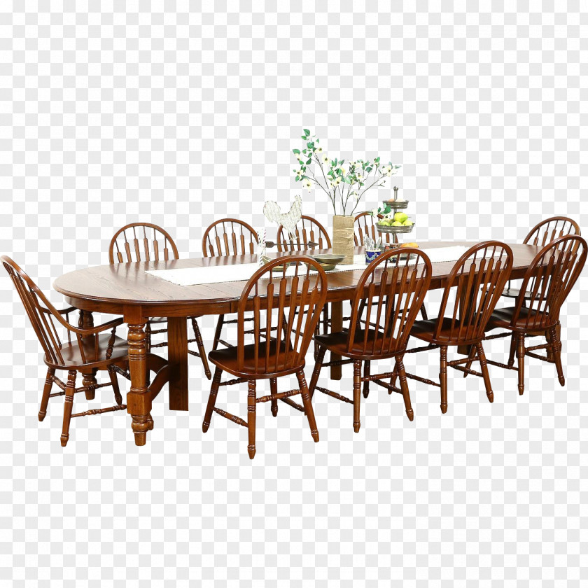 Table Dining Room Chair Matbord Furniture PNG