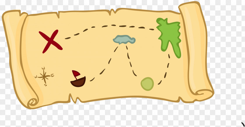 Treasure Map Cartoon Clip Art PNG