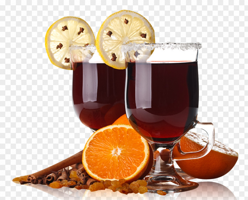 Wine Mulled Tea Cocktail Red PNG