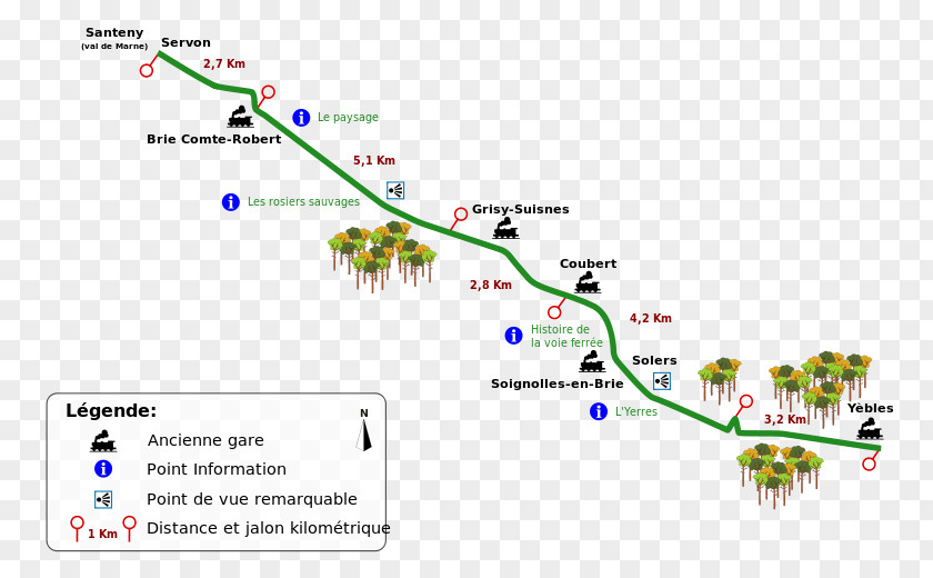 Coulée Verte René-Dumont Chemin Des Roses Long-distance Cycling Route Voie Gare Montparnasse PNG