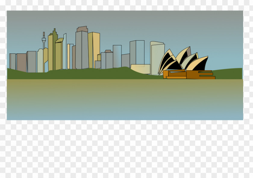 Sydney Skyline Clip Art PNG