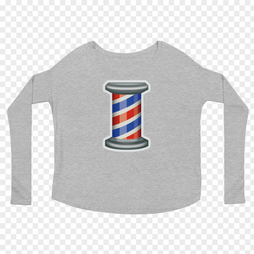 Barber Pole Long-sleeved T-shirt Raglan Sleeve Clothing PNG
