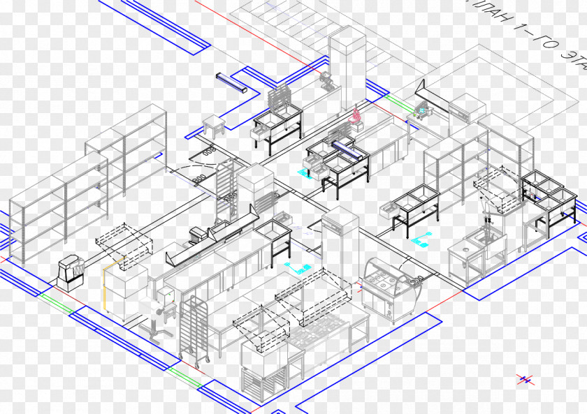 Design Cafe Restaurant Technical Drawing Site Plan PNG