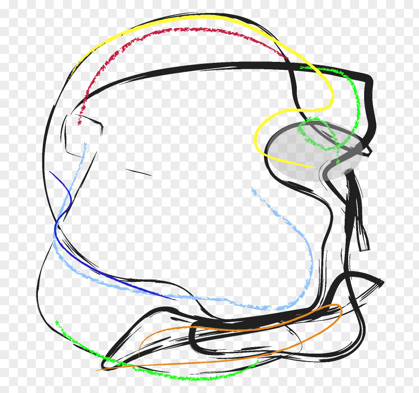 Line Point Headgear Clip Art PNG