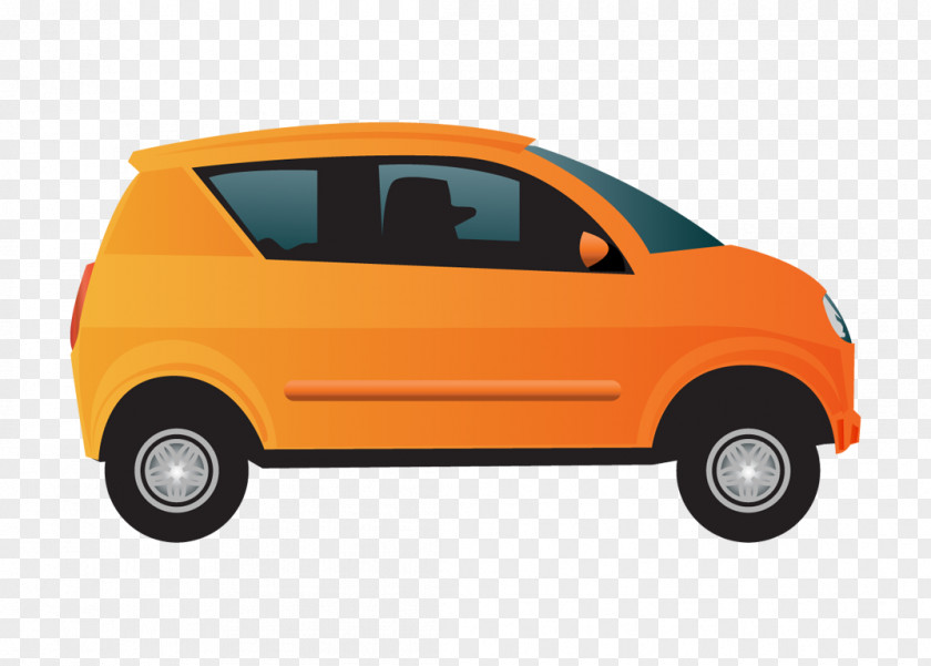 Orange Vector Car Compact Motors Corporation Clip Art PNG