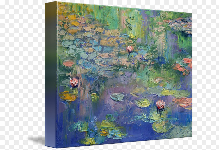 Painting Canvas Gallery Wrap Acrylic Paint Art PNG