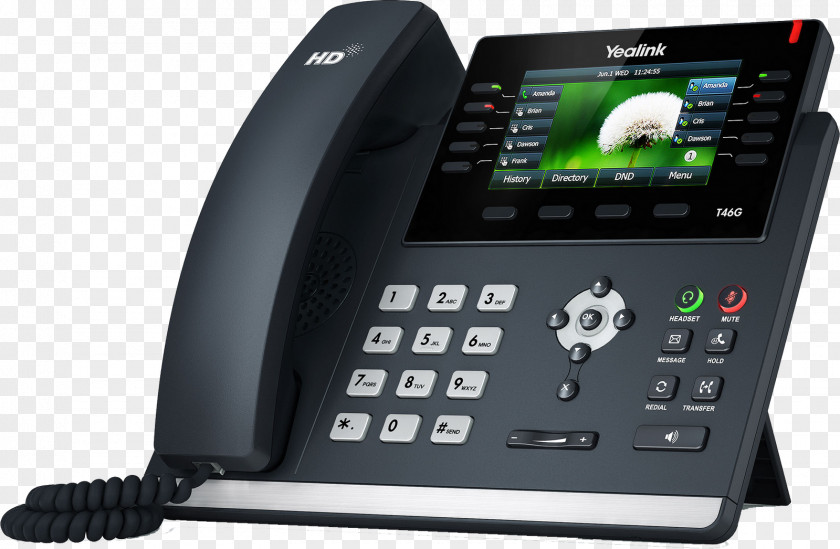 VoIP Phone Yealink SIP-T46S SIP-T23G Session Initiation Protocol SIP-T46G PNG