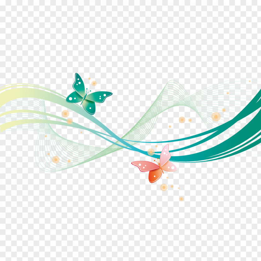 Butterflies And Lines Butterfly Clip Art PNG