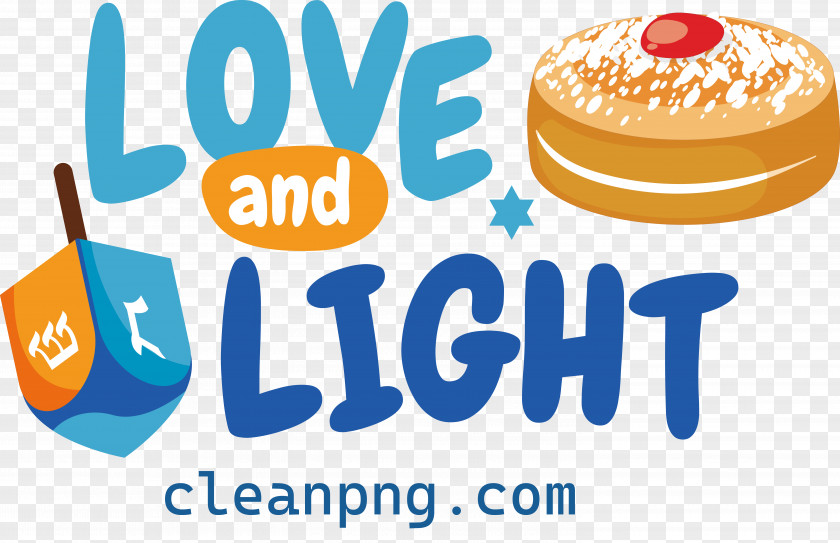 Happy Hanukkah Love Light PNG