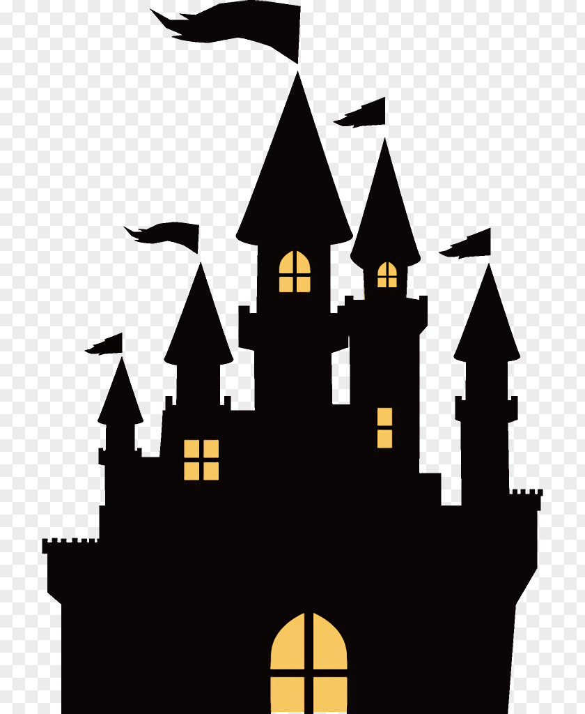 House Steeple Haunted Halloween PNG