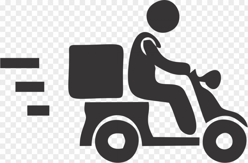 Motorcycle Logistics Delivery Courier PNG