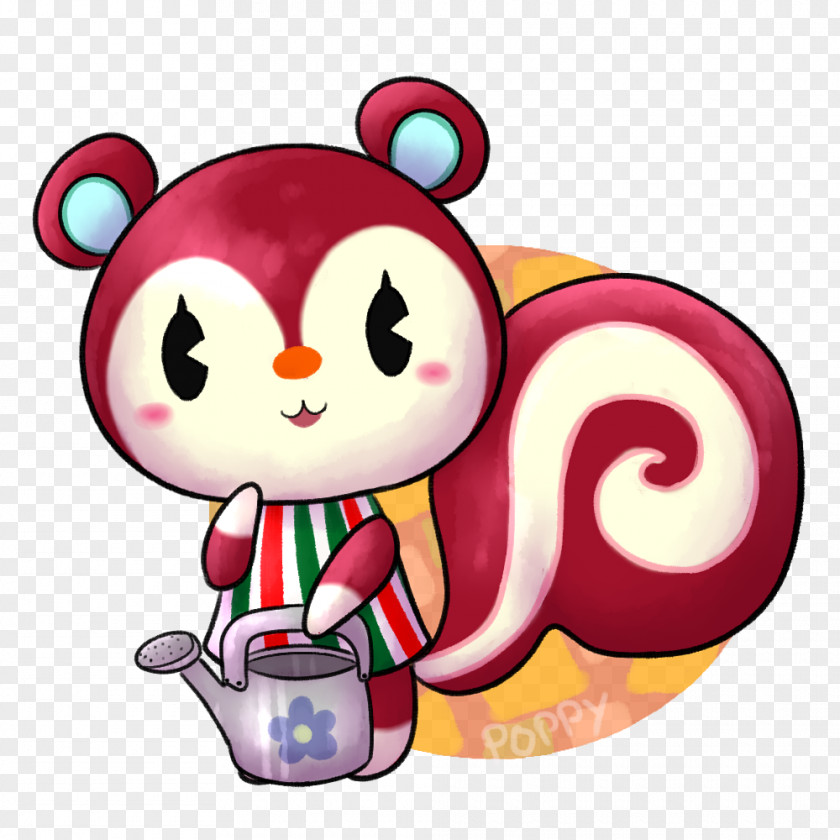 Poppy Animal Crossing: New Leaf Amiibo Festival Video Game Doodle PNG