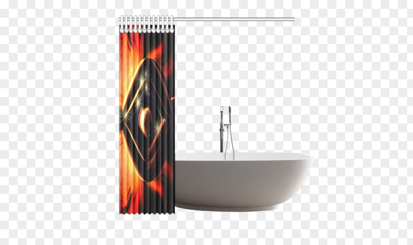 Shower Douchegordijn Curtain Polyester Bathroom Textile PNG