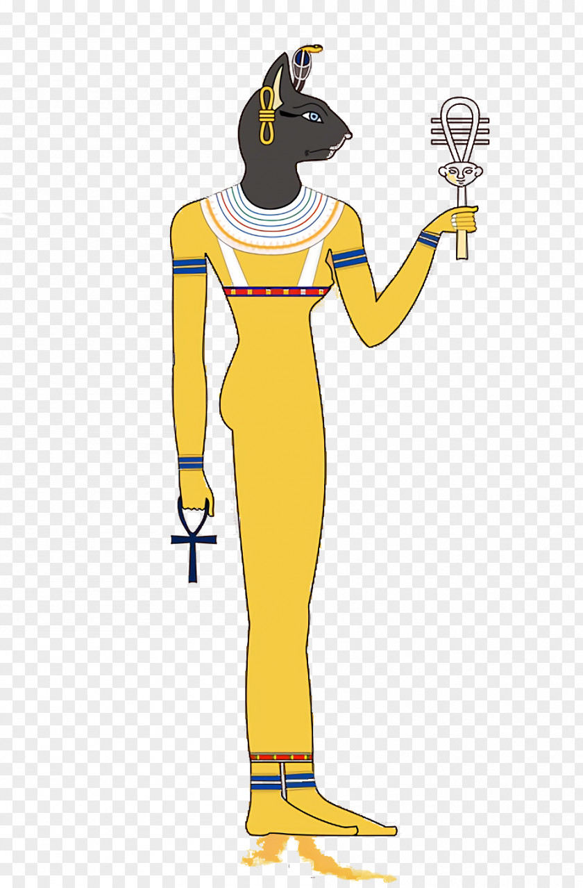 Ancient Egypt Egyptian Deities Bastet Ankh Goddess PNG