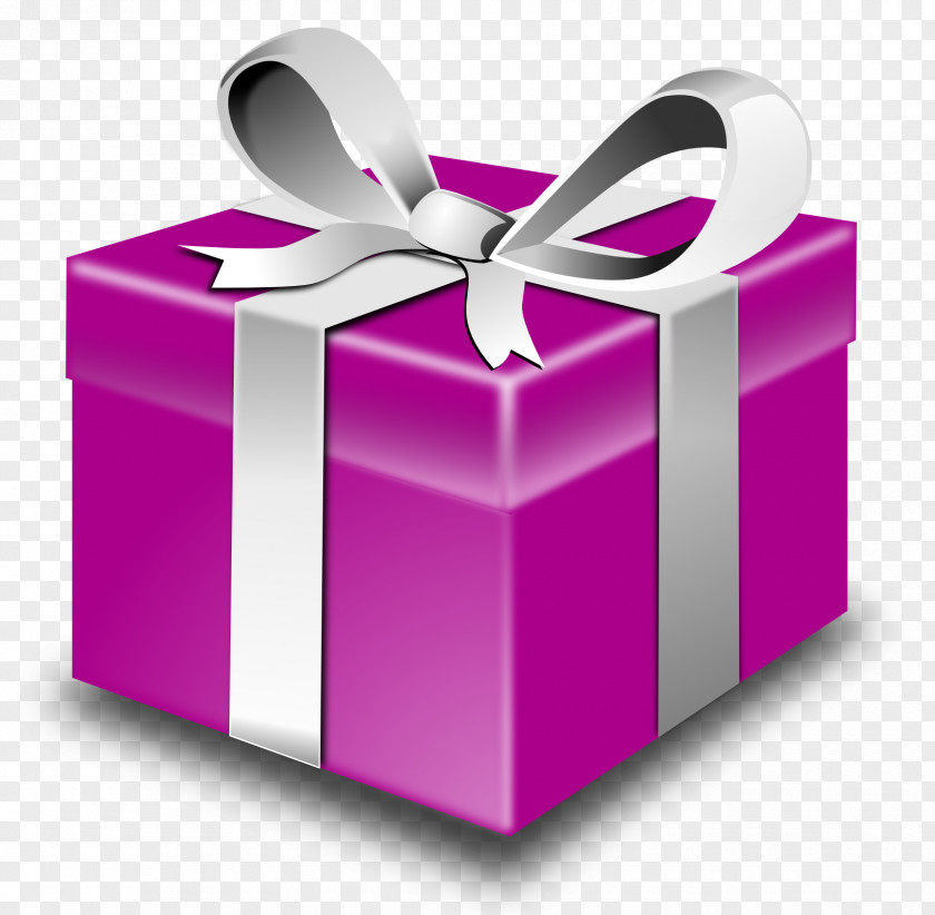 Birthday Gift Vector Purple Christmas Clip Art PNG