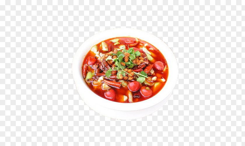 Boiled Fish Gazpacho Tomato Soup Thai Cuisine Food PNG