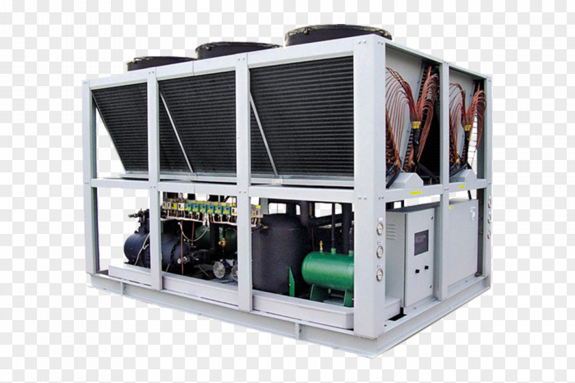 Hvac Water Chiller Rotary-screw Compressor Manufacturing Refrigeration PNG