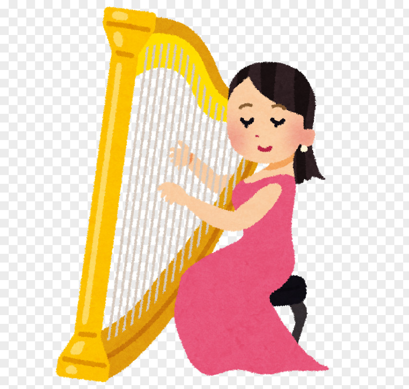 Musician Celtic Harp Musical Instruments String Plucked Instrument PNG