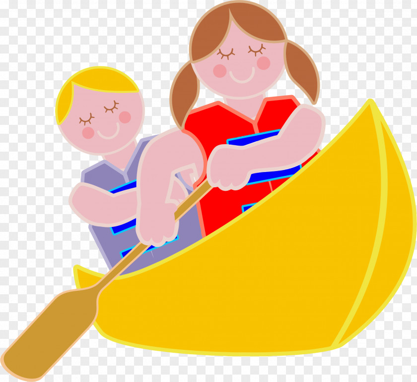 Play Mother Canoe Cartoon PNG