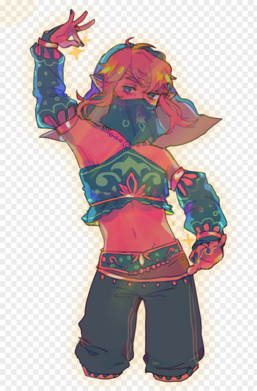 Style Magenta Legend Of Zelda Breath The Wild Costume PNG