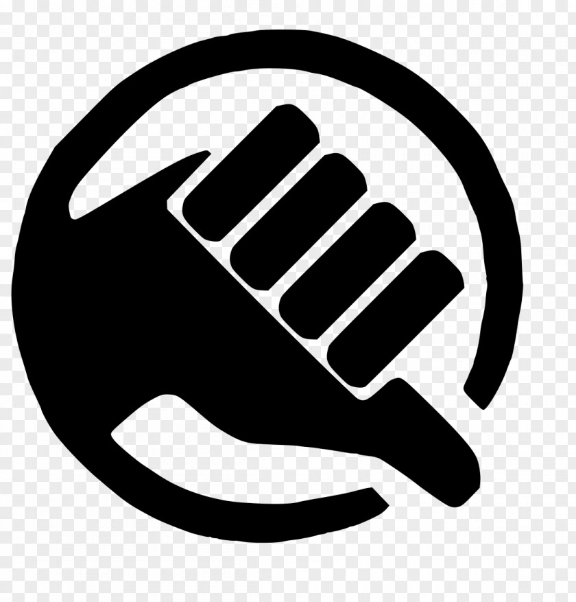 Symbol Blackandwhite White Hand Finger Logo Sports Gear PNG