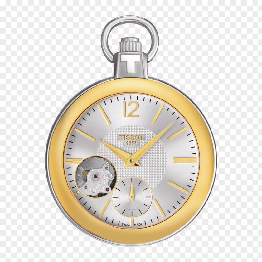 Watch Pocket Tissot Clock Mechanical PNG