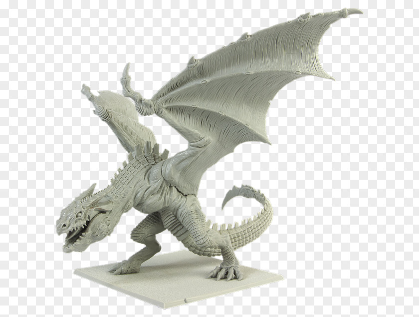 Fiery Dragon Legendary Creature Miniature Figure Wyvern Figurine PNG