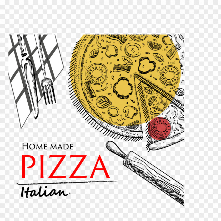 Homemade Pizza Italian Cuisine Royalty-free Illustration PNG