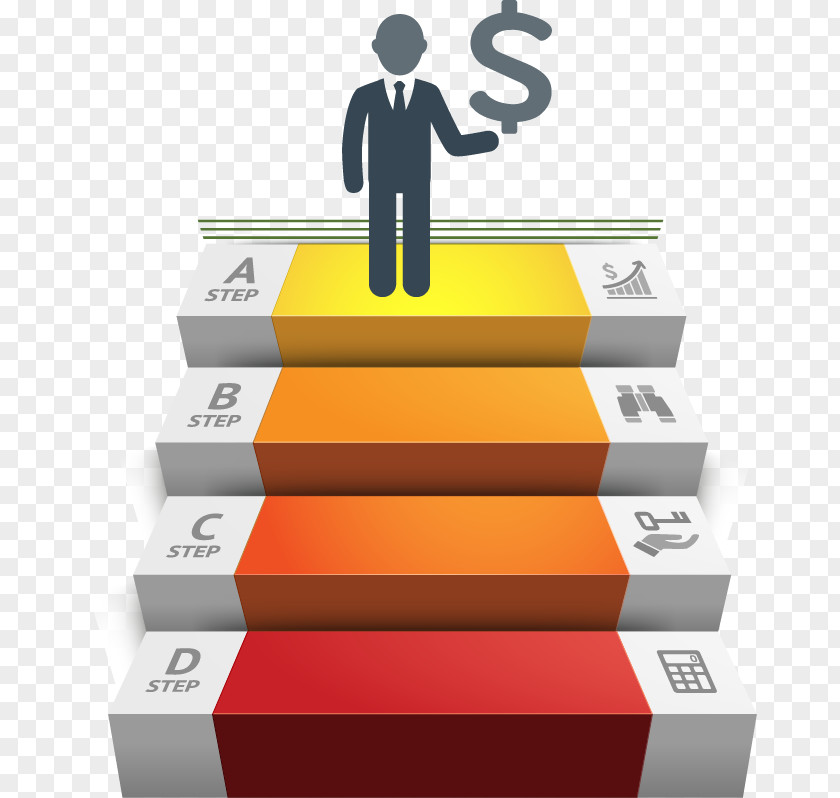 Ladder Of Success Vector Image PNG