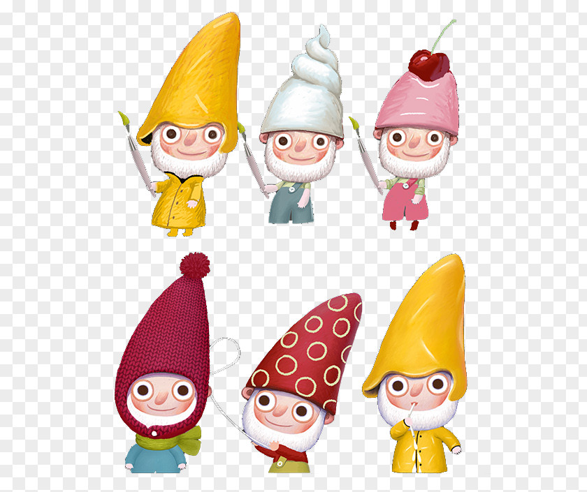 Seven Dwarfs Child Illustration PNG